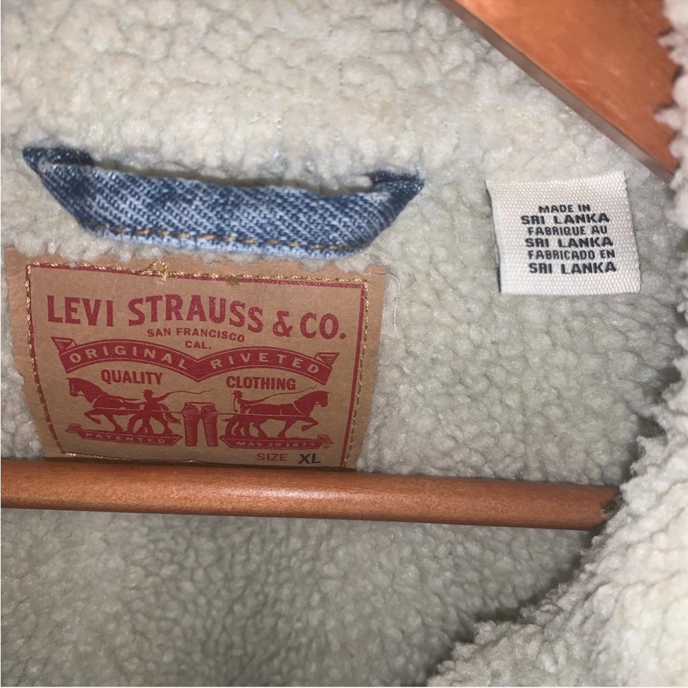 Levi’s sheep inseam denim jacket 
Price negotiable
